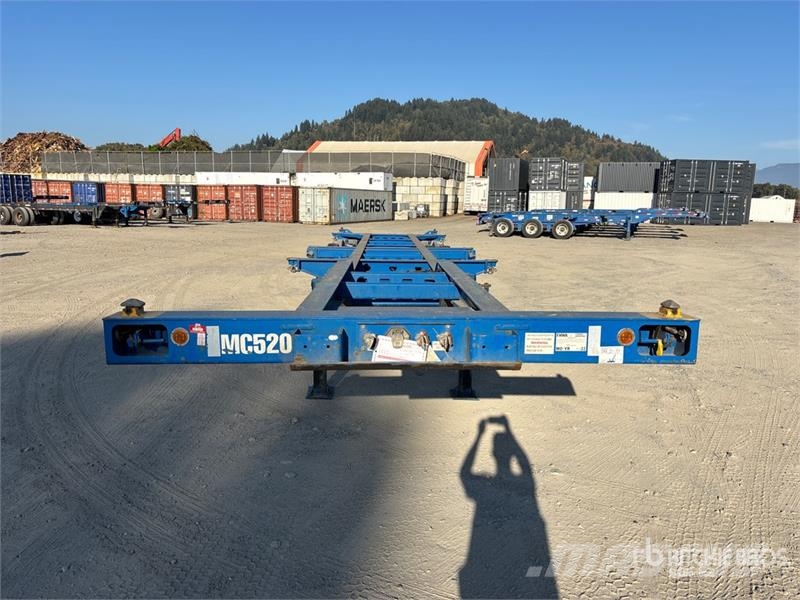 CIMC CB45M3OTC00 Tri/A Extendable Container Trailer Konteineriekrāvēji