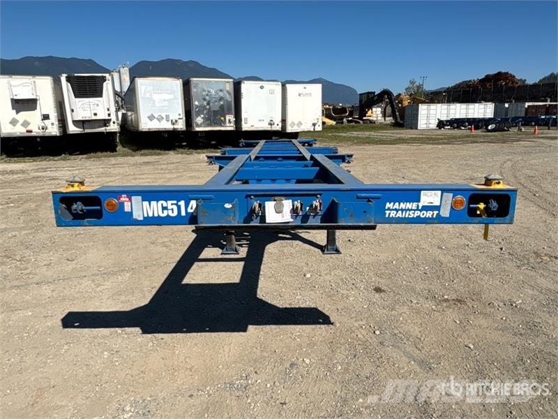 CIMC CB45M3OTC00 Tri/A Extendable Container Trailer Remolques portacontenedores