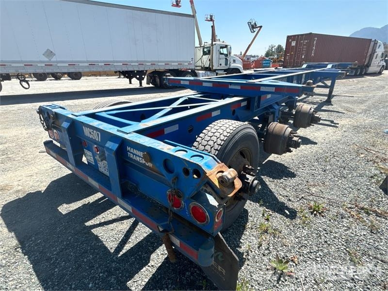 CIMC CB45M3OTC00 Tri/A Extendable Container Trailer Konteineriekrāvēji