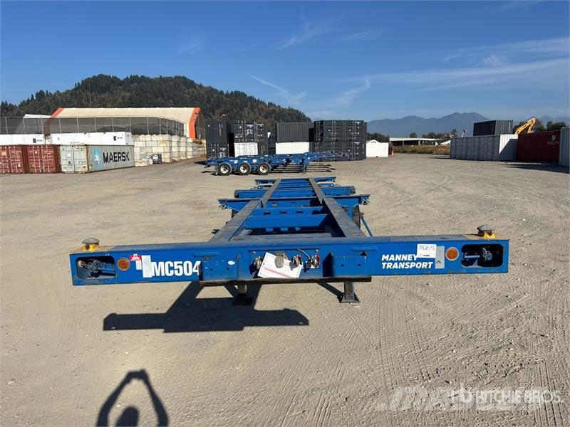 CIMC CB45M3OTC00 Tri/A Extendable Container Trailer Прицепы-Контейнеровозы