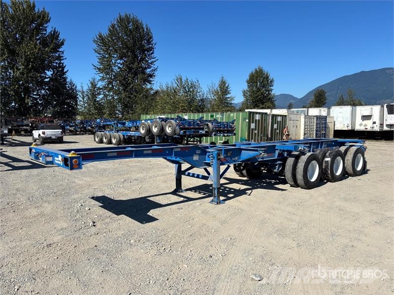 CIMC CB45M3OTC00 Tri/A Extendable Container Trailer Remolques portacontenedores