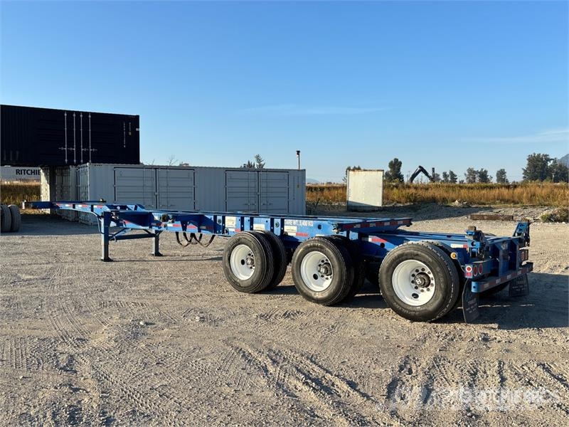 CIMC CB45M3OTC00 Tri/A Extendable Container Trailer Reboques Containerframe