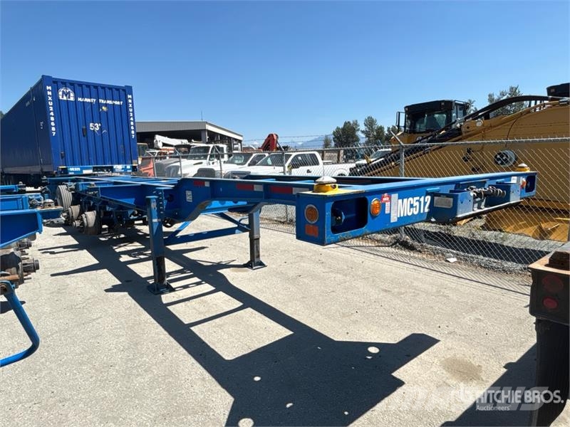CIMC CB45M3OTC00 Tri/A Extendable Container Trailer Прицепы-Контейнеровозы