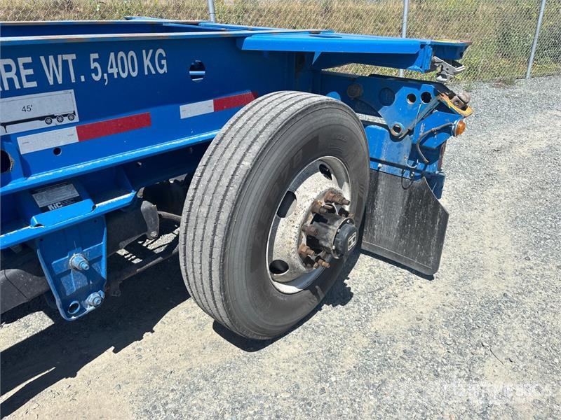 CIMC CB45M3OTC00 Tri/A Extendable Container Trailer Remolques portacontenedores
