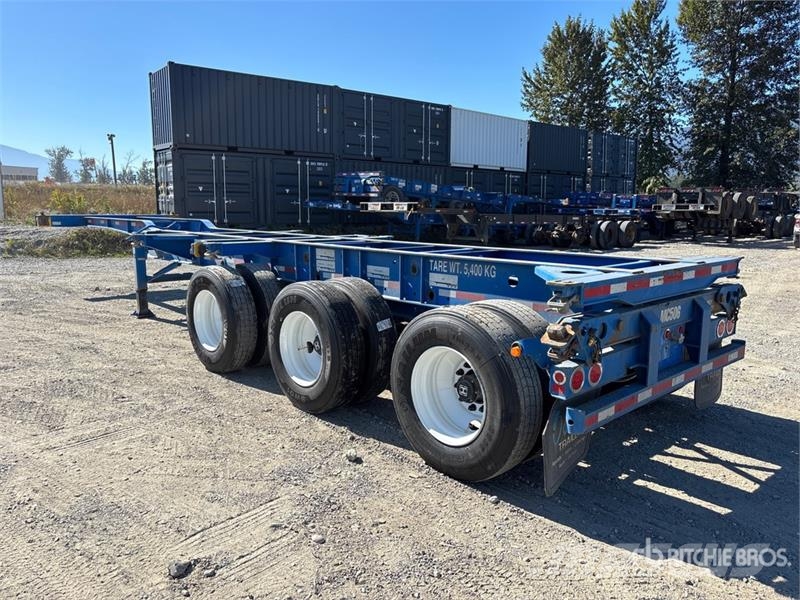 CIMC CB45M3OTC00 Tri/A Extendable Container Trailer Remolques portacontenedores