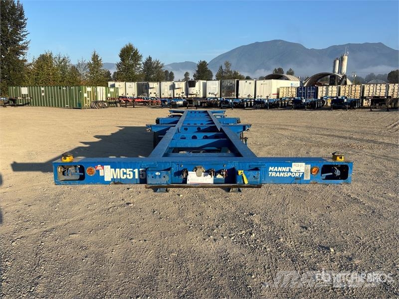 CIMC CB45M3OTC00 Tri/A Extendable Container Trailer Täyskonttiperävaunut