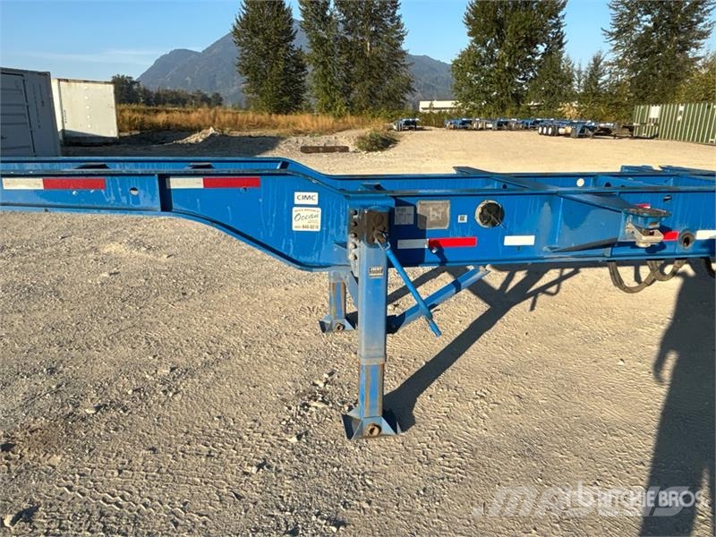 CIMC CB45M3OTC00 Tri/A Extendable Container Trailer Reboques Containerframe