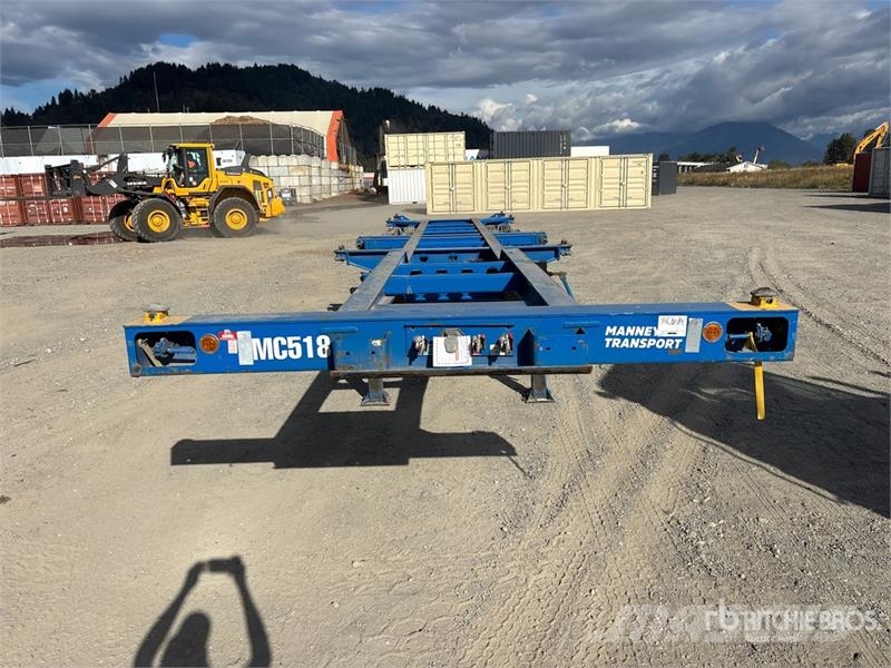 CIMC CB45M3OTC00 Tri/A Extendable Container Trailer Remolques portacontenedores