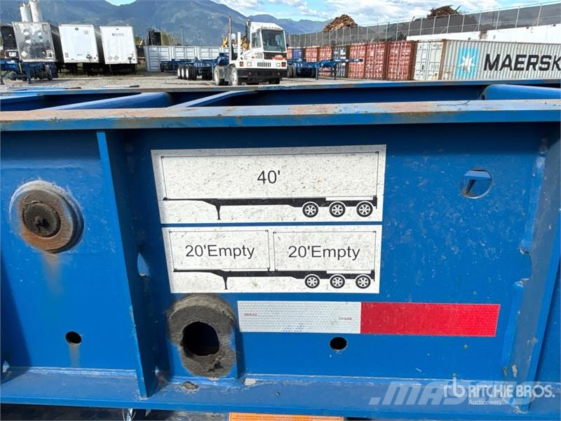 CIMC CB45M3OTC00 Tri/A Extendable Container Trailer Konteinerveohaagised