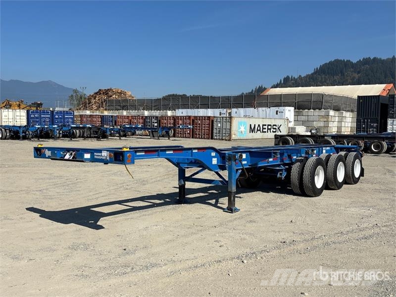 CIMC CB45M3OTC00 Tri/A Extendable Container Trailer Containerframe trailers