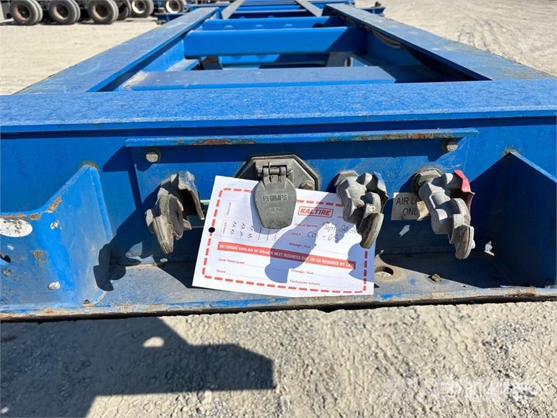CIMC CB45M3OTC00 Tri/A Extendable Container Trailer Containerframe trailers