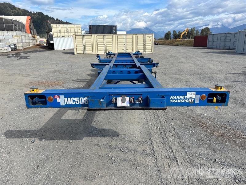 CIMC CB45M3OTC00 Tri/A Extendable Container Trailer Remolques portacontenedores