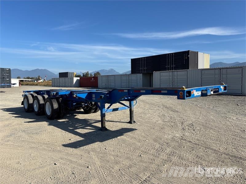 CIMC CB45M3OTC00 Tri/A Extendable Container Trailer Прицепы-Контейнеровозы