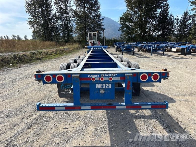 CIMC EX53M3OTC00 53 ft Tri/A Extendable Container Trail Konteineriekrāvēji