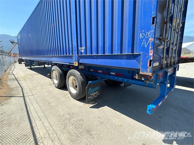 CIMC EX53M3OTC00 53 ft Tri/A Extendable Container Trail Containerhenger
