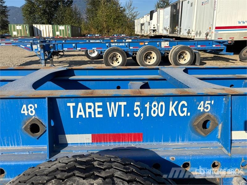 CIMC EX53M3OTC00 53 ft Tri/A Extendable Container Trail Täyskonttiperävaunut