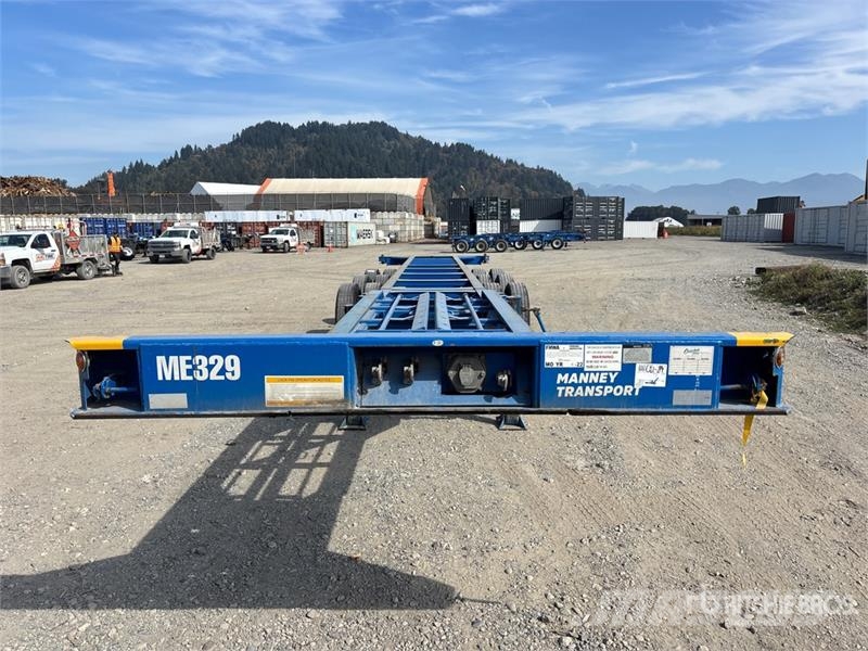 CIMC EX53M3OTC00 53 ft Tri/A Extendable Container Trail Konteineriekrāvēji