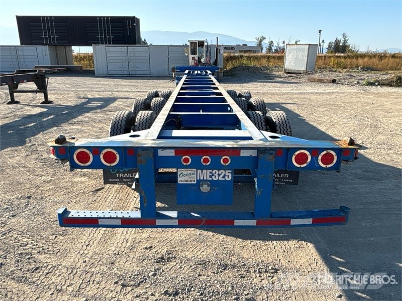 CIMC EX53M3OTC00 53 ft Tri/A Extendable Container Trail Containerchassis