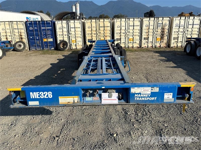 CIMC EX53M3OTC00 53 ft Tri/A Extendable Container Trail Täyskonttiperävaunut