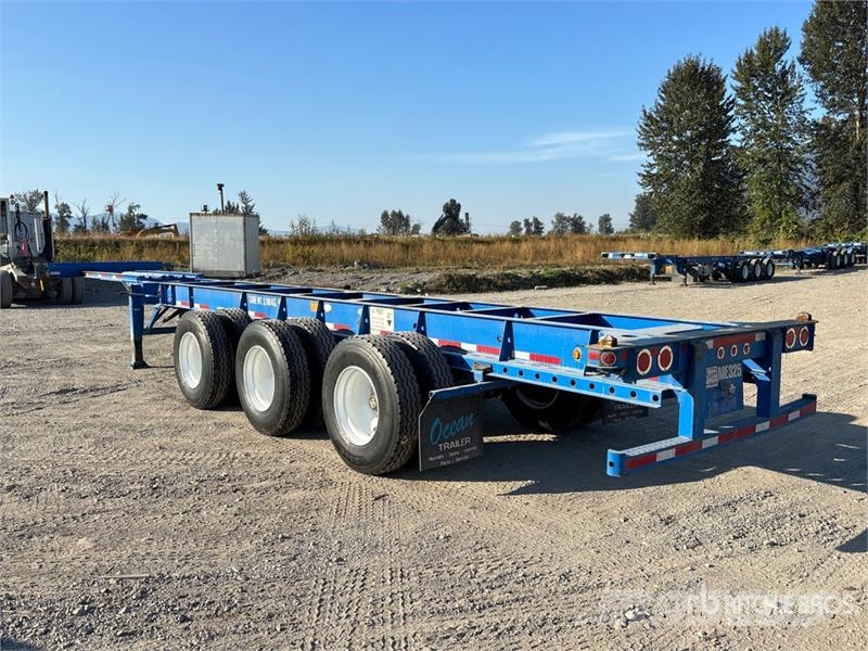 CIMC EX53M3OTC00 53 ft Tri/A Extendable Container Trail Containerchassis