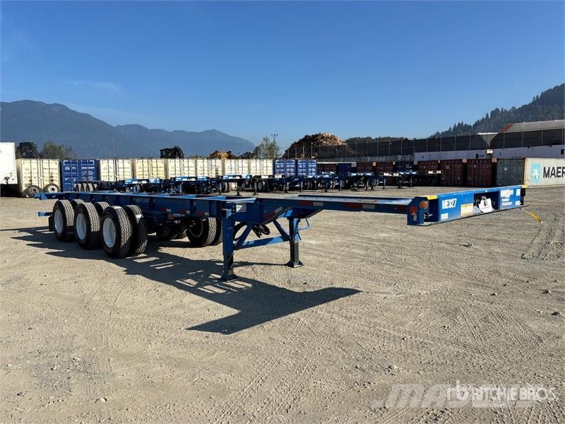 CIMC EX53M3OTC00 53 ft Tri/A Extendable Container Trail Containerchassis