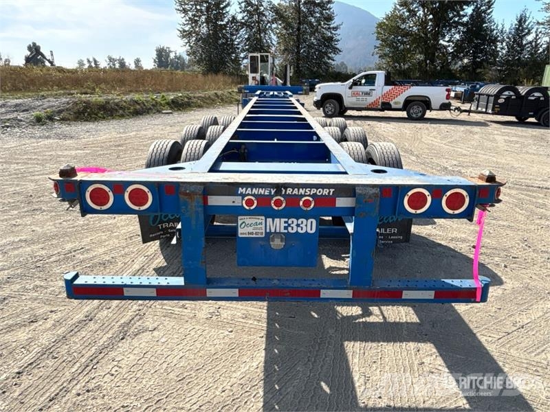 CIMC EX53M3OTC00 53 ft Tri/A Extendable Container Trail Прицепы-Контейнеровозы