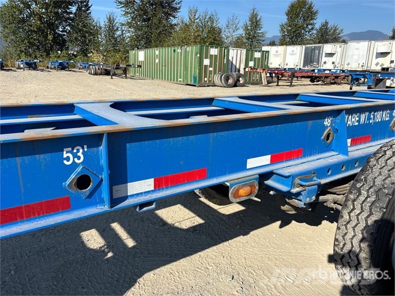 CIMC EX53M3OTC00 53 ft Tri/A Extendable Container Trail Containerchassis