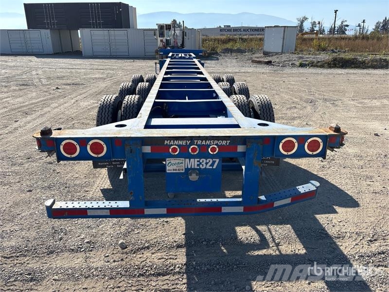 CIMC EX53M3OTC00 53 ft Tri/A Extendable Container Trail Containerchassis