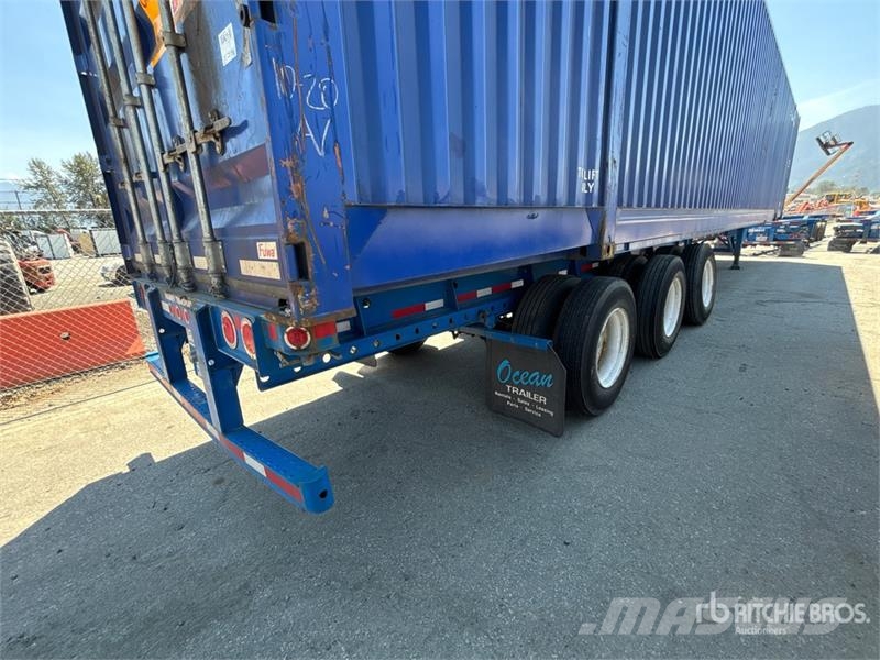 CIMC EX53M3OTC00 53 ft Tri/A Extendable Container Trail Containerhenger