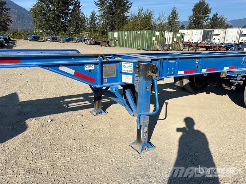 CIMC EX53M3OTC00 53 ft Tri/A Extendable Container Trail Täyskonttiperävaunut
