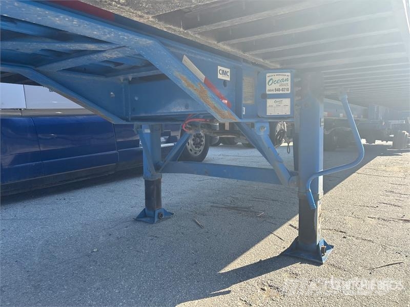 CIMC EX53M3OTC00 53 ft Tri/A Extendable Container Trail Containerhenger