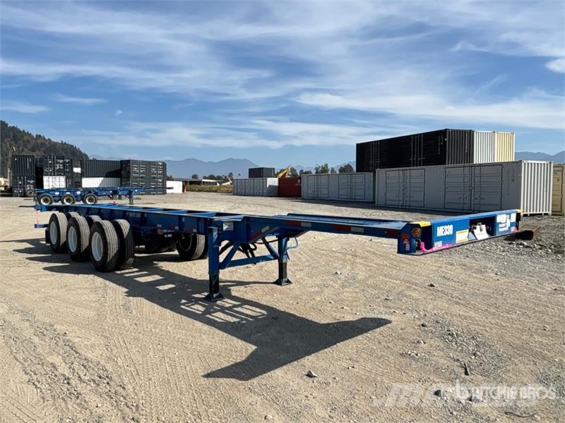 CIMC EX53M3OTC00 53 ft Tri/A Extendable Container Trail Прицепы-Контейнеровозы