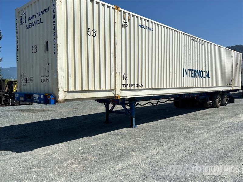 CIMC EX53M3OTC00 53 ft Tri/A Extendable Container Trail Containeranhänger