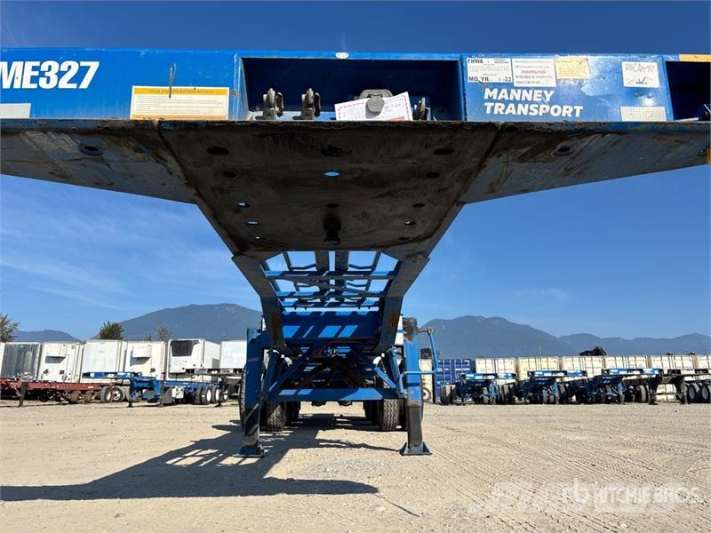 CIMC EX53M3OTC00 53 ft Tri/A Extendable Container Trail Containerchassis