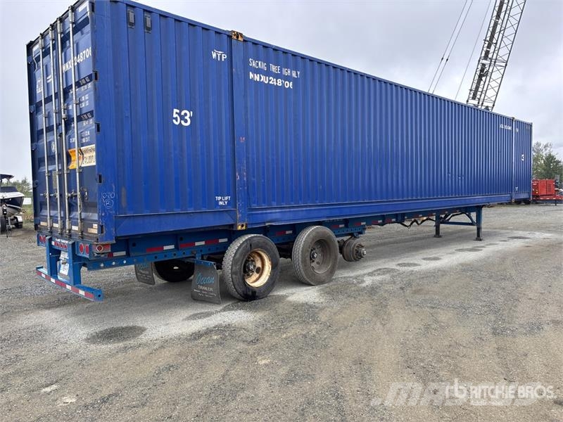 CIMC EX53M3OTC00 53 ft Tri/A Extendable Container Trail Containeranhänger