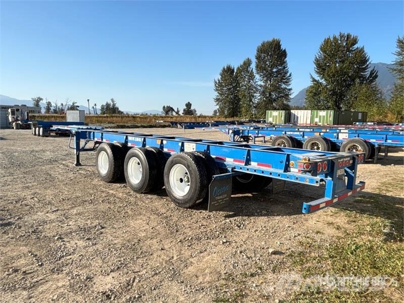 CIMC EX53M3OTC00 53 ft Tri/A Extendable Container Trail Täyskonttiperävaunut