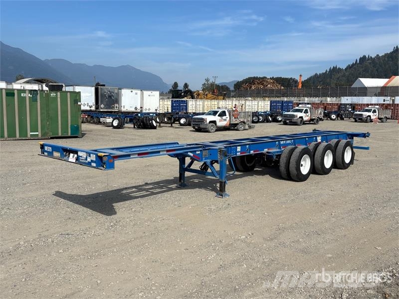 CIMC EX53M3OTC00 53 ft Tri/A Extendable Container Trail Konteineriekrāvēji