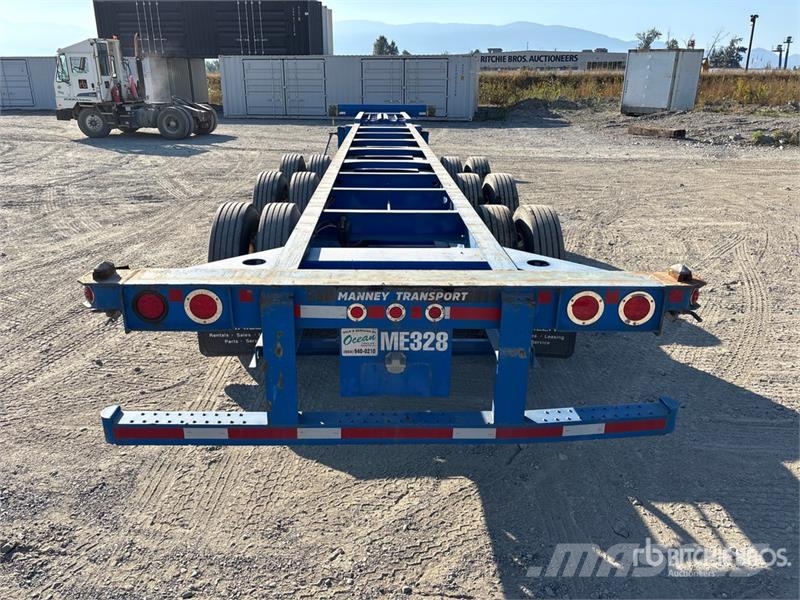 CIMC EX53M3OTC00 53 ft Tri/A Extendable Container Trail Täyskonttiperävaunut