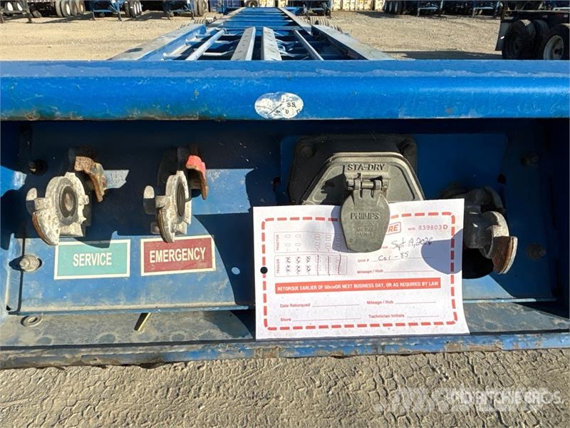 CIMC EX53M3OTC00 53 ft Tri/A Extendable Container Trail Containerchassis