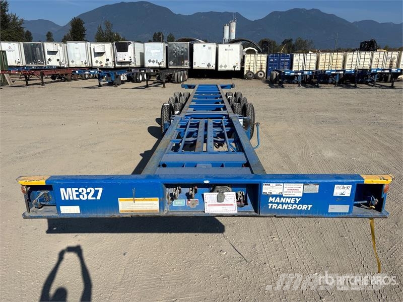 CIMC EX53M3OTC00 53 ft Tri/A Extendable Container Trail Containerchassis