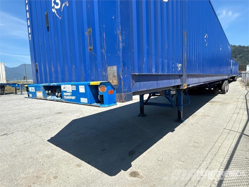 CIMC EX53M3OTC00 53 ft Tri/A Extendable Container Trail Containerhenger