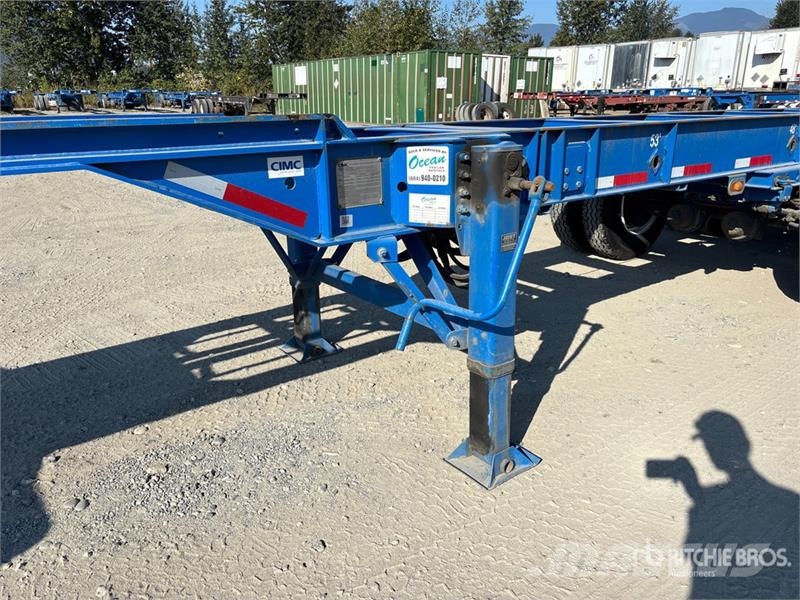 CIMC EX53M3OTC00 53 ft Tri/A Extendable Container Trail Containerchassis