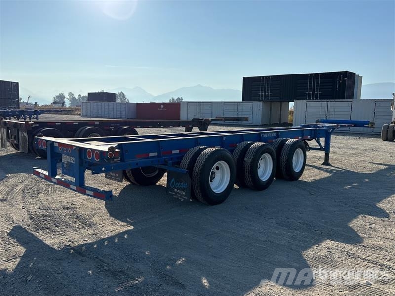 CIMC EX53M3OTC00 53 ft Tri/A Extendable Container Trail Containerchassis