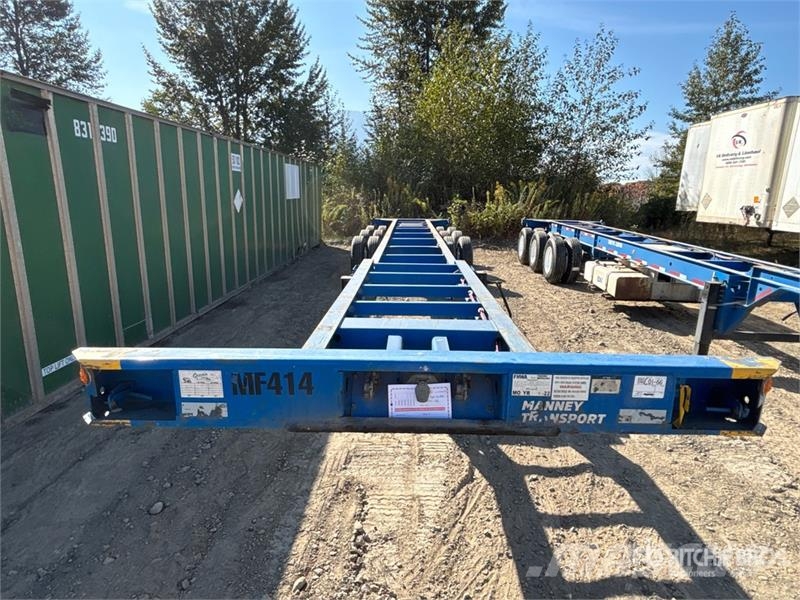 CIMC GN40M3OTC00 40 ft Tri/A Container Trailer Containerframe trailers