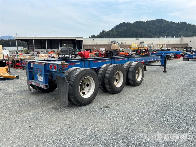 CIMC GN40M3OTC00 40 ft Tri/A Container Trailer Konteinerveohaagised