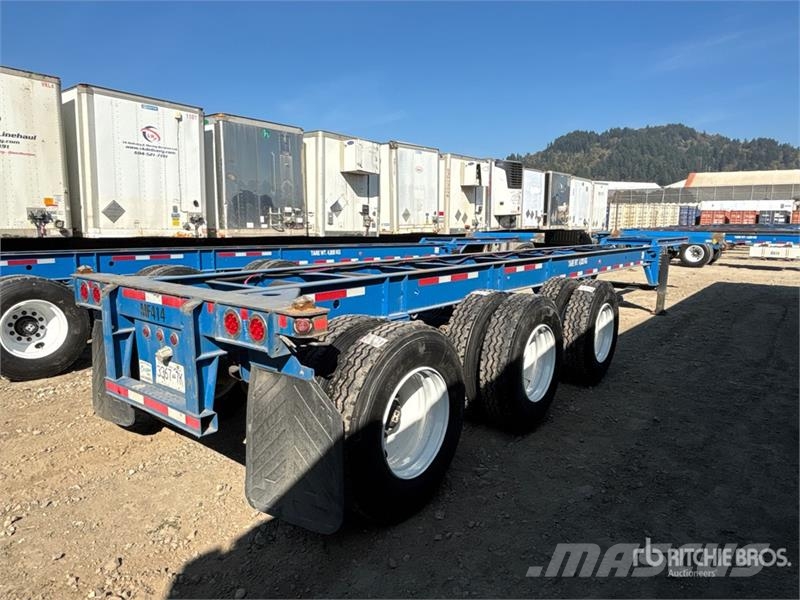 CIMC GN40M3OTC00 40 ft Tri/A Container Trailer Containerframe trailers