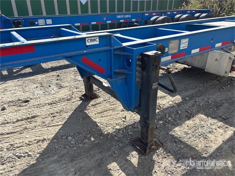 CIMC GN40M3OTC00 40 ft Tri/A Container Trailer Containerframe trailers