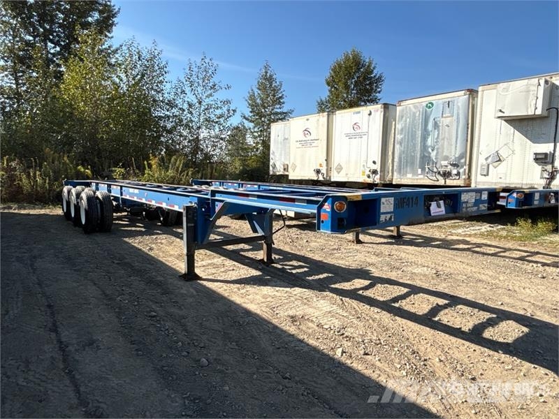 CIMC GN40M3OTC00 40 ft Tri/A Container Trailer Containerframe trailers