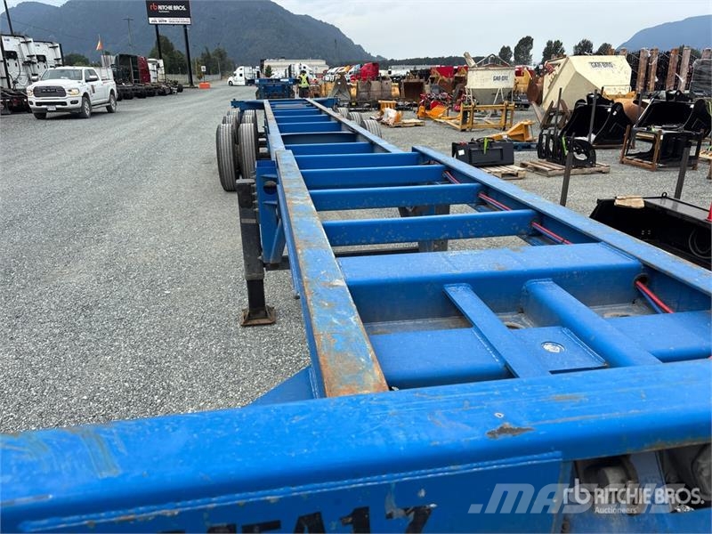 CIMC GN40M3OTC00 40 ft Tri/A Container Trailer Konteinerveohaagised