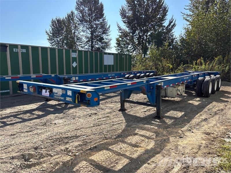 CIMC GN40M3OTC00 40 ft Tri/A Container Trailer Containerframe trailers